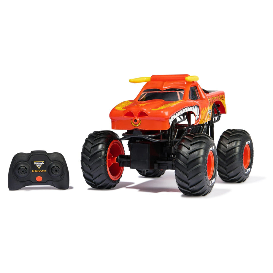 Monster Jam El Toro Loco RC Monster Truck Set (1:15, Orange)