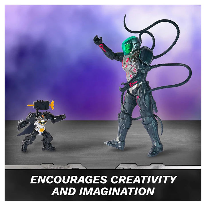 DC Metal Force Brainiac vs. Batman Action Figures Set (30.48 cm)