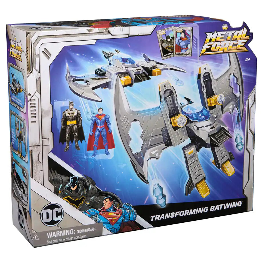 DC Metal Force Transforming Batwing Action Figures Set