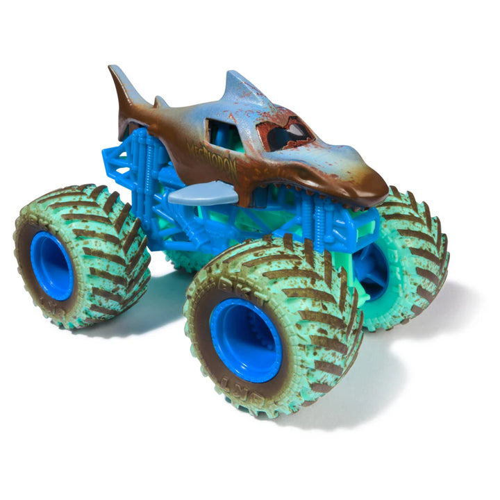 Monster Jam Mud Blasters Megalodon Die-cast Truck  (1:64, 8 cm)