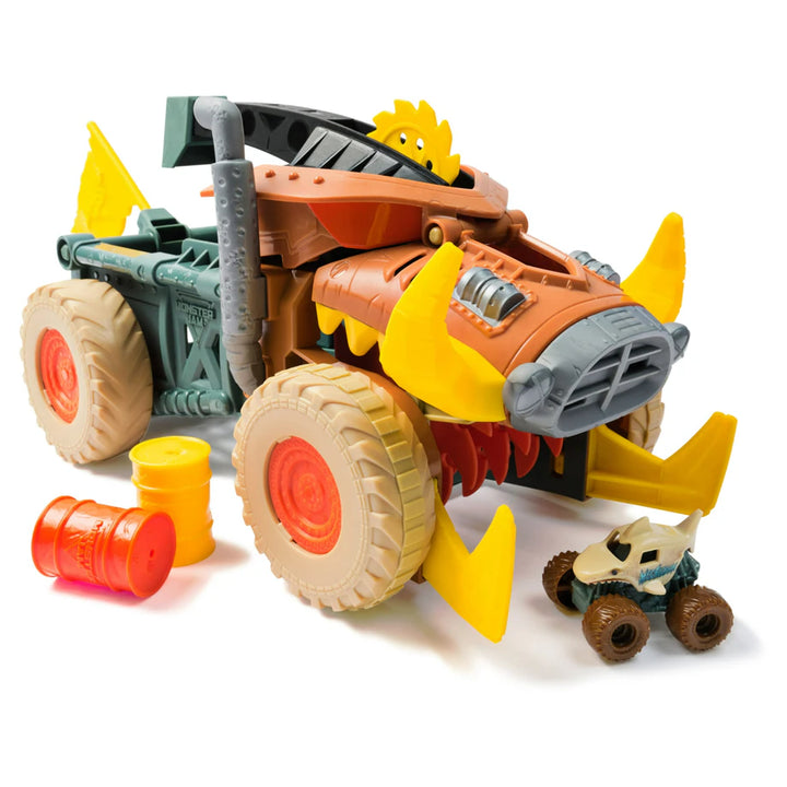 Monster Jam Mini Jams Truck Set  Megalodon, Mad Hog & Chomper (1:87)