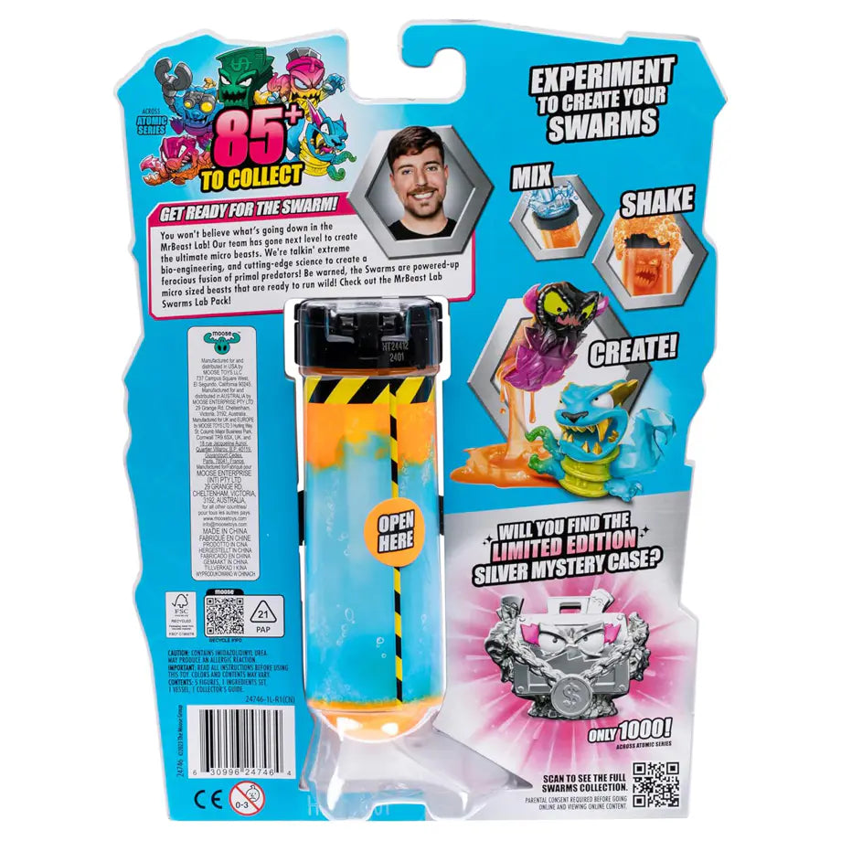 MrBeast Lab Swarms Atomic Series Lab Pack , 2.5 cm (Assorted)