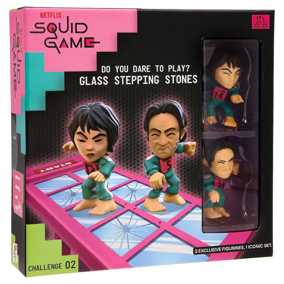 Squid Game Challenge 02 Glass Stepping Stones Dice Game