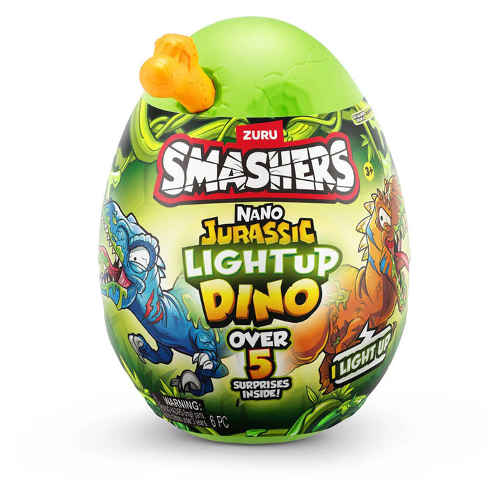 Smashers Jurassic Nano Light Up Dino Egg (Assorted)