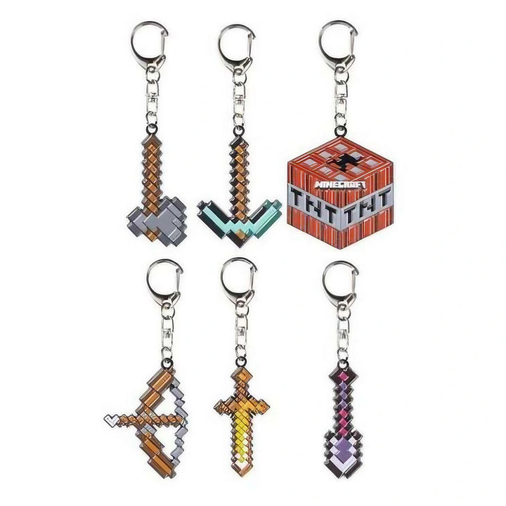 Minecraft Metal Keychain (Assorted)