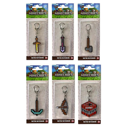 Minecraft Metal Keychain (Assorted)