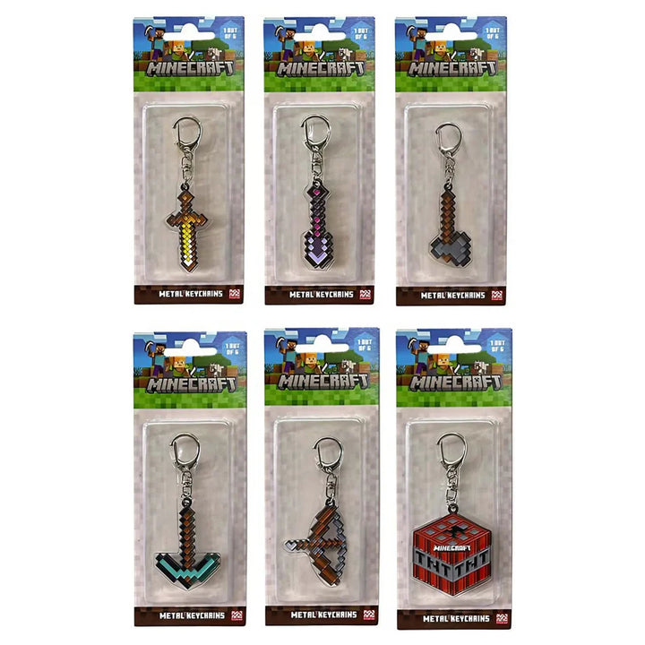 Minecraft Metal Keychain (Assorted)