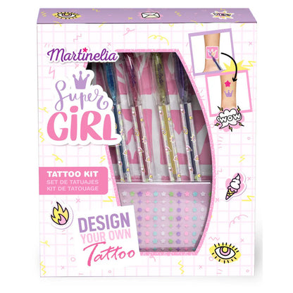 Martinelia Super Girl Design Your Own Tattoo Kit (Set of 11)