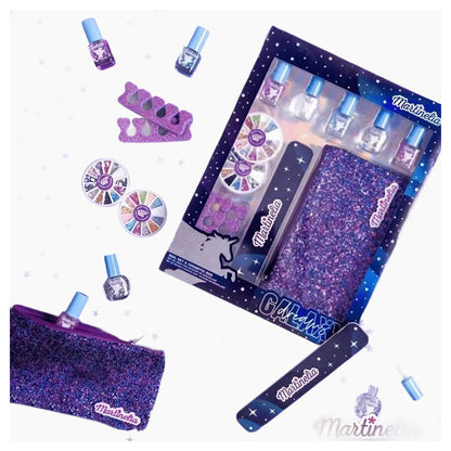 Martinelia Galaxy Dreams Nail Set and Cosmetic Bag