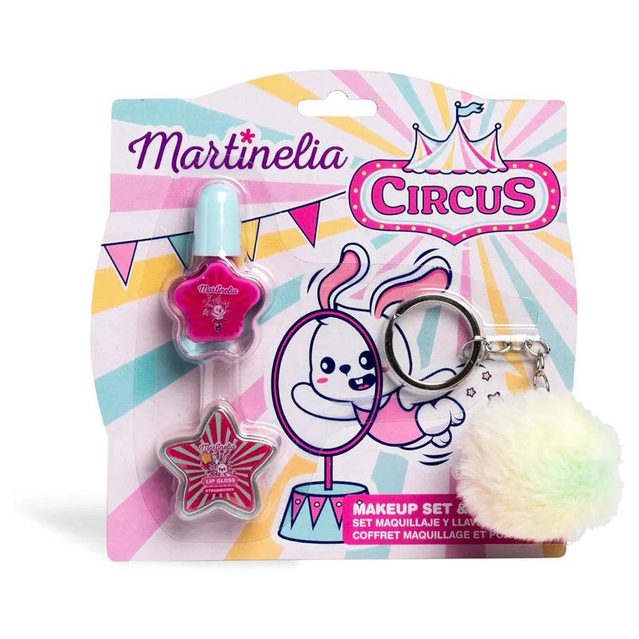 Martinelia Circus Makeup Set & Keychain (Set of 3)