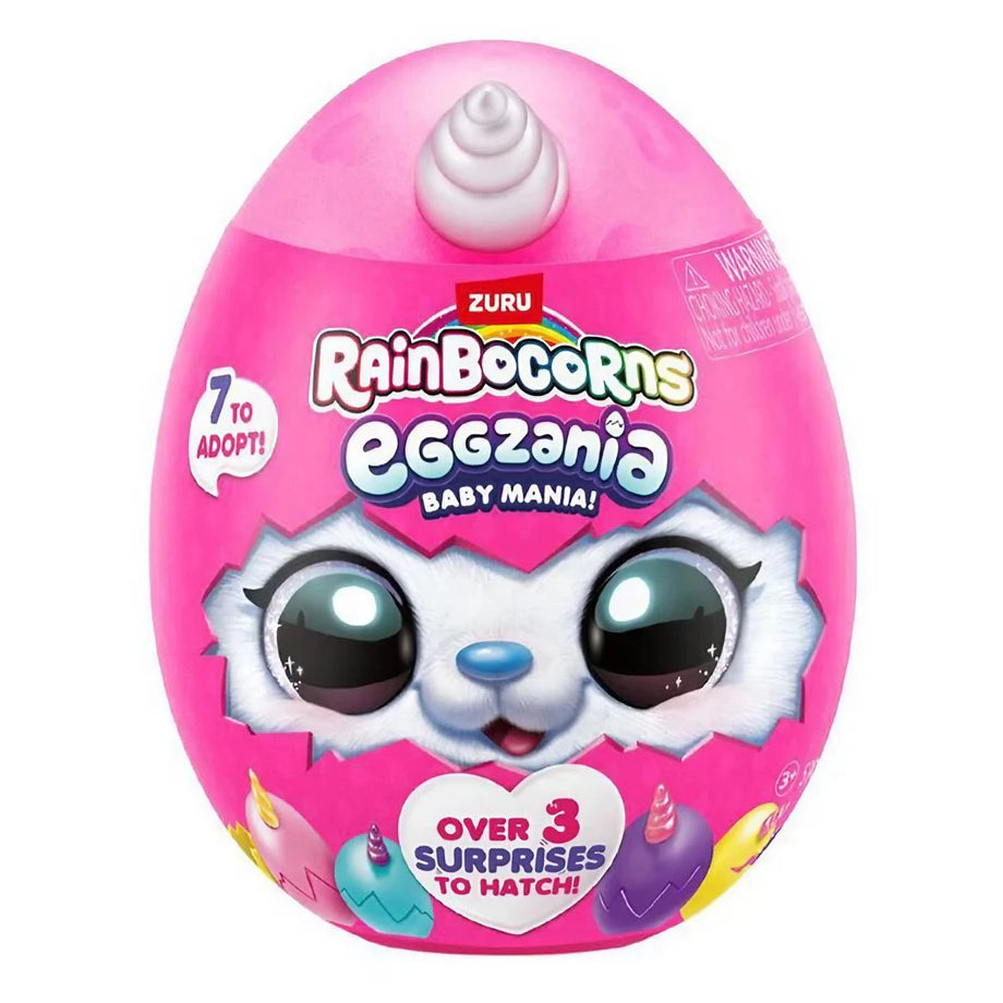 ZURU Rainbocorns Eggzania Baby Mania! Series 1 Surprise Plush Toy (Assorted)