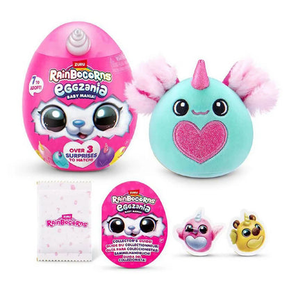 ZURU Rainbocorns Eggzania Baby Mania! Series 1 Surprise Plush Toy (Assorted)