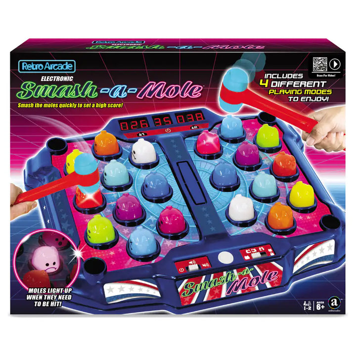 Ambassador Electronic Arcade Smash-A-Mole Tabletop Game
