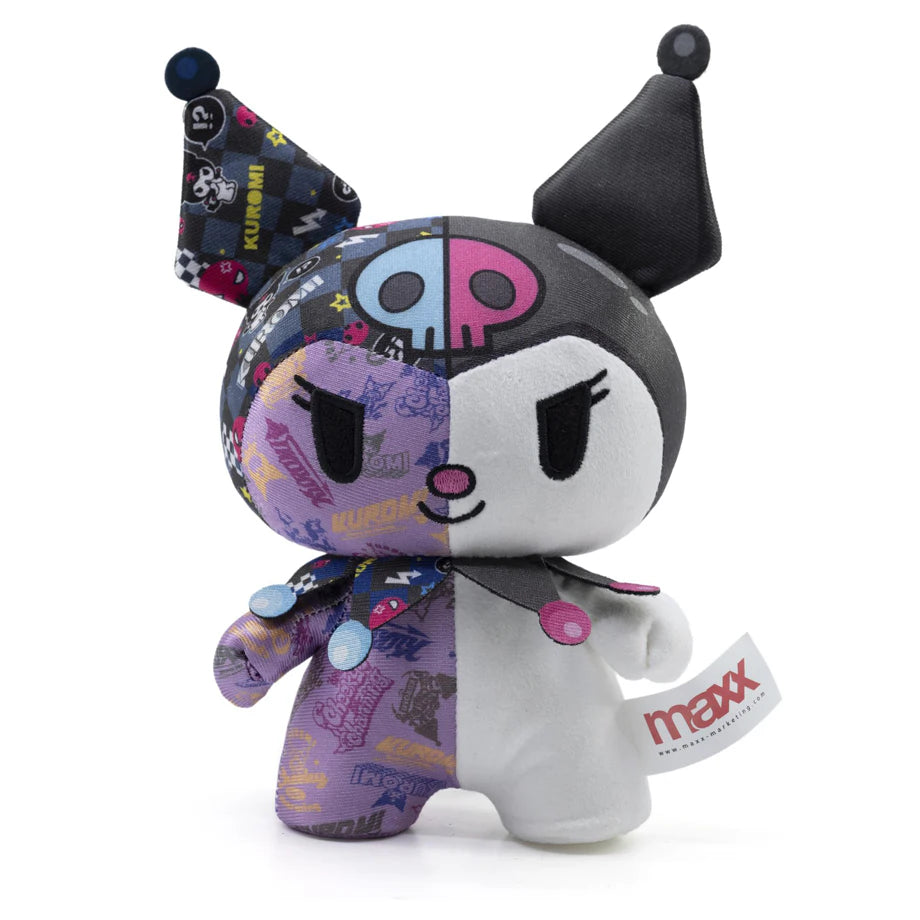 YuMe DZNR Sanrio Hello Kitty & Friends Kuromi Graffiti Edition Plush Toy (17.5 cm)
