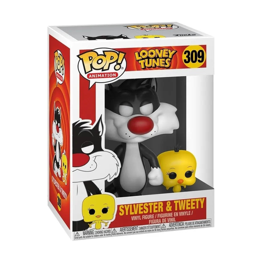 Funko POP! Animation Looney Tunes: Sylvester and Tweety Vinyl Figure (9.53 cm)