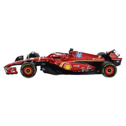 Bburago F1 Racing Ferrari Sf24 Charles Leclerc Die-Cast Car (Red)