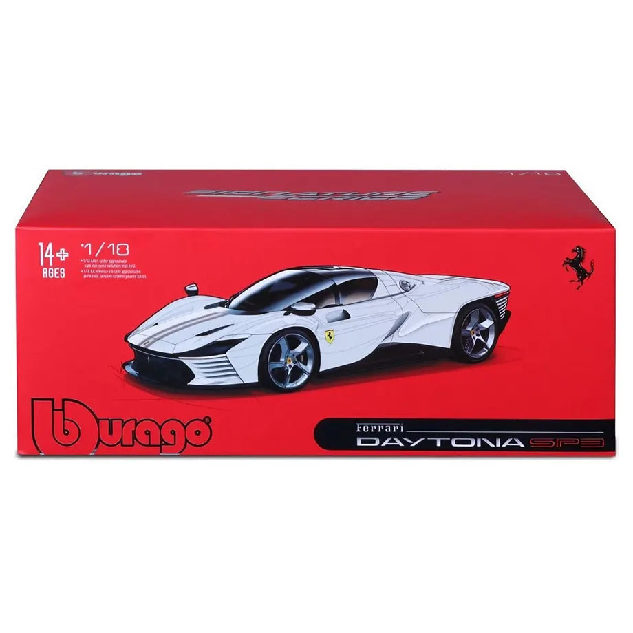 Bburago Signature Series Ferrari Daytona SP3 Die-cast Car (1:18, White)