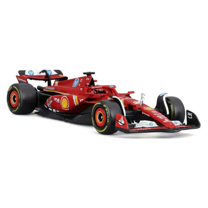 Bburago F1 World Championship 2024 Scuderia Ferrari Charles Leclerc Die-Cast Car (Red)
