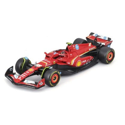Bburago F1 World Championship 2024 Scuderia Ferrari  Carlos Sainz Die-Cast Car (Red)