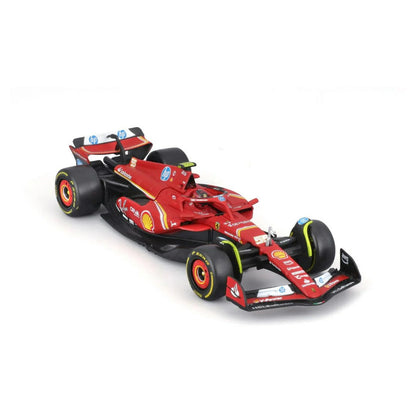Bburago F1 World Championship 2024 Scuderia Ferrari  Carlos Sainz Die-Cast Car (Red)