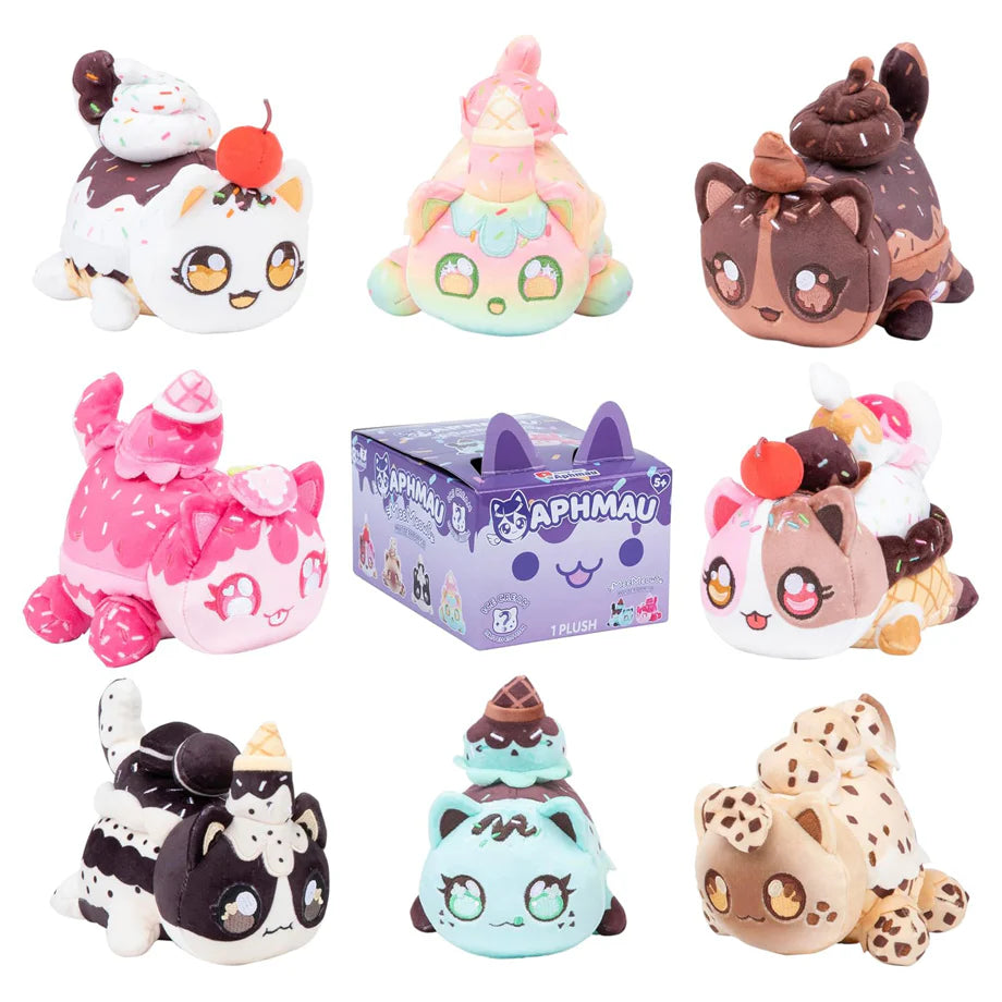 Aphmau MeeMeows Ice Cream Mystery Plush Toy (Assorted, 15.24 cm)