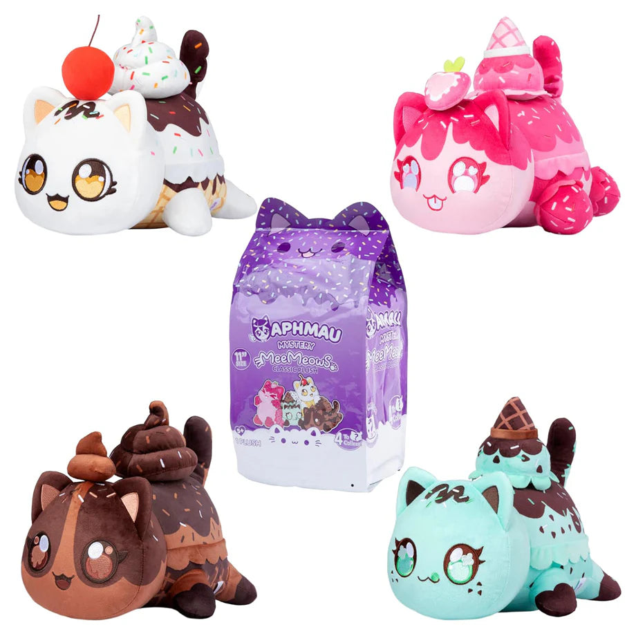 Aphmau MeeMeows Classic Mystery Ice Cream Plush Toy (27.94 cm, Assorted)
