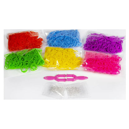 Cra-Z-Art Cra-Z-Loom Ultimate Tub with 3000 Bold & Bright Brands, 2- Prong Loom
