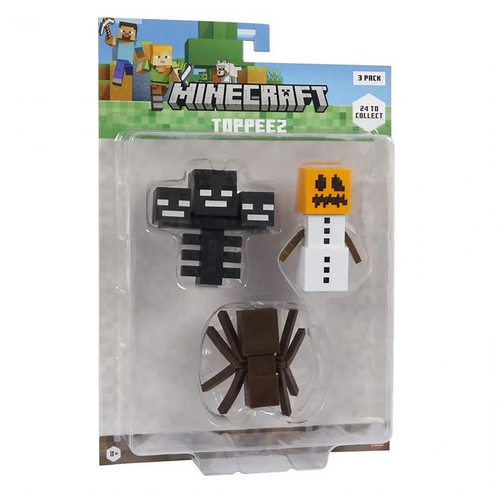 Minecraft Toppeez 3D Pencil Toppers 3-Pack Set (Assorted)