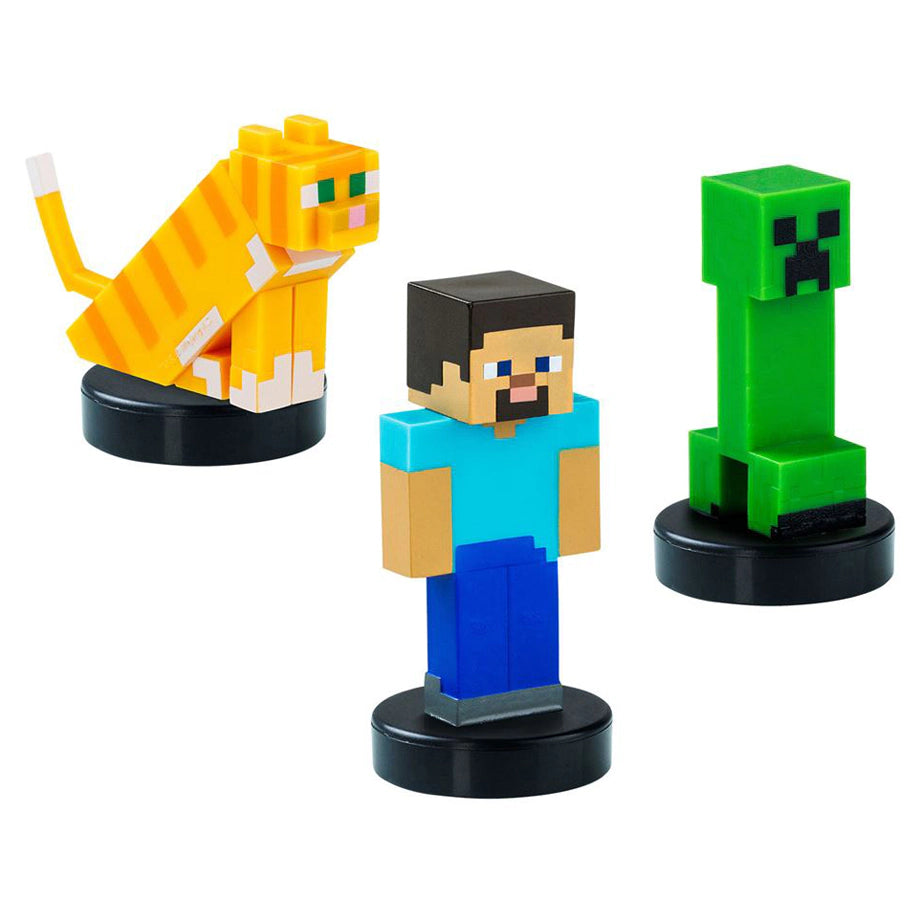 Minecraft 3D Figure Stamper 3-Pack Set (Assorted)
