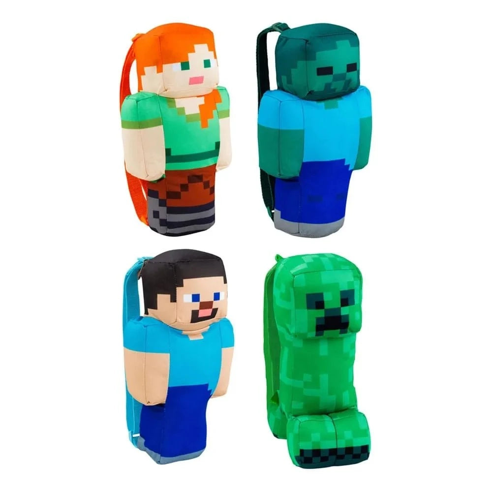 Minecraft Plush Backpack (Assorted)