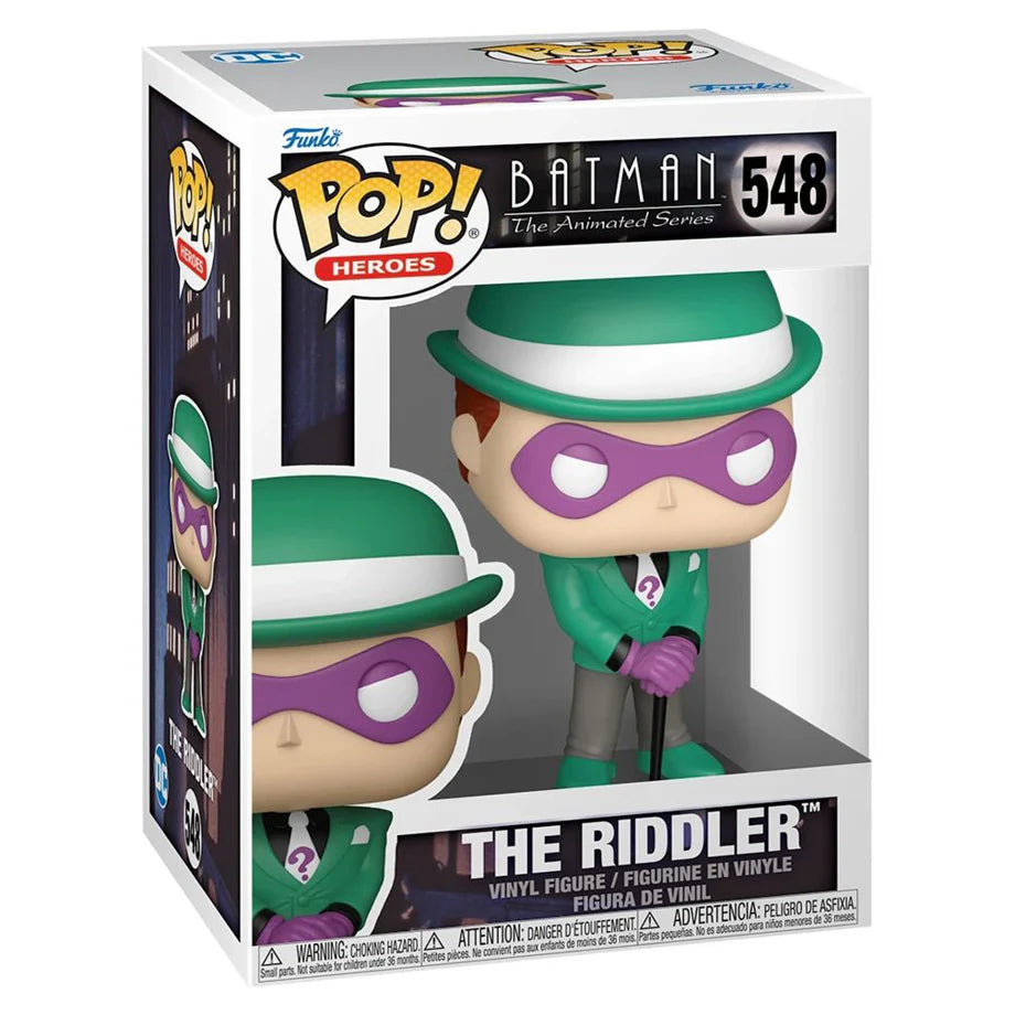 Funko POP! Batman The Animated Series-The Riddler Vinyl Figure (10.5 cm)
