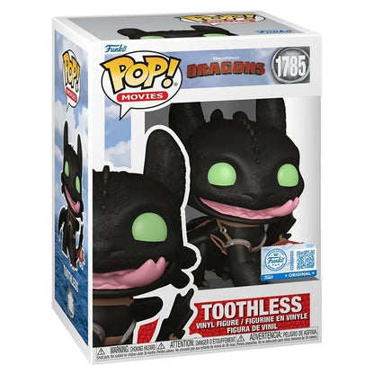 Funko POP! Movies How to Train Your Dragon: Toothless (Smiling) Vinyl Figure (11 cm)
