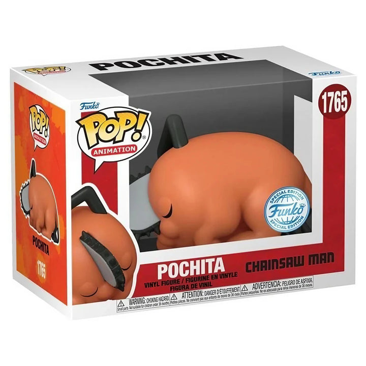 Funko POP! Animation- Chainsaw Man: Pochita (Sleeping) Vinyl Figure (7.1 cm)