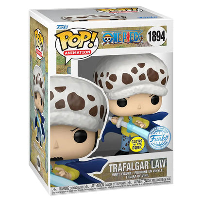 Funko POP! Animation One Piece: Glow Trafalgar Law Vinyl Figure (11.1 cm)