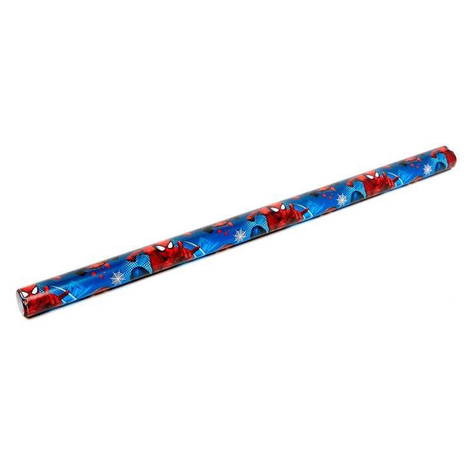 Marvel Spider-Man Gift Roll Wrap (2 m, Blue/Red)
