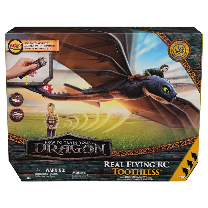 DreamWorks How to Train Your Dragon Real Flying RC Toothless Dragon Toy (76.2 cm)