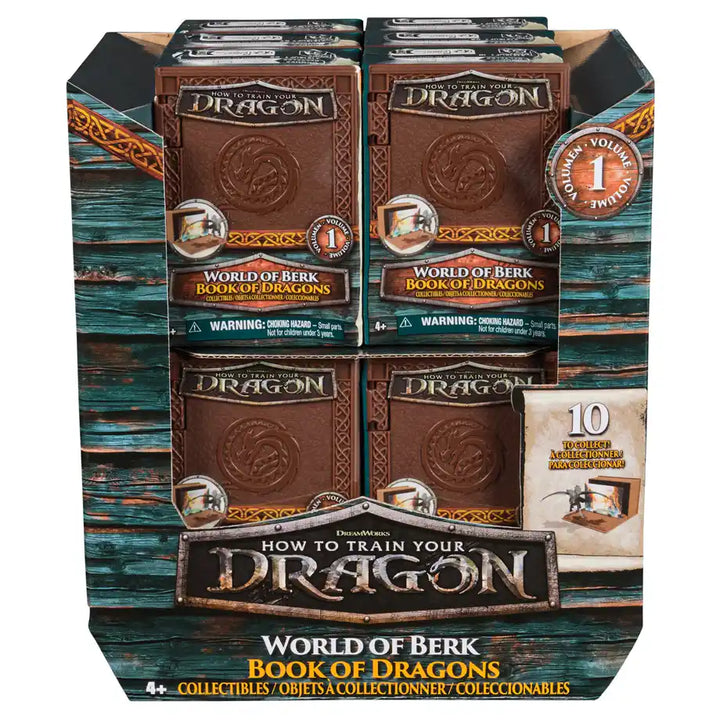 DreamWorks How to Train Your Dragon Mini Collectible Book of Dragons Set 5 cm (Assorted)