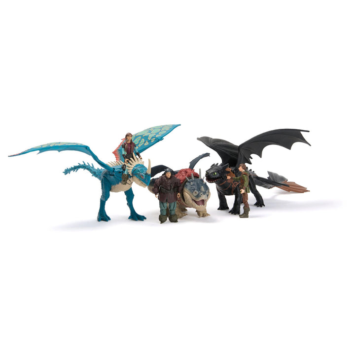 DreamWorks How to Train Your Dragon Viking and Dragon Figures Set (Assorted)