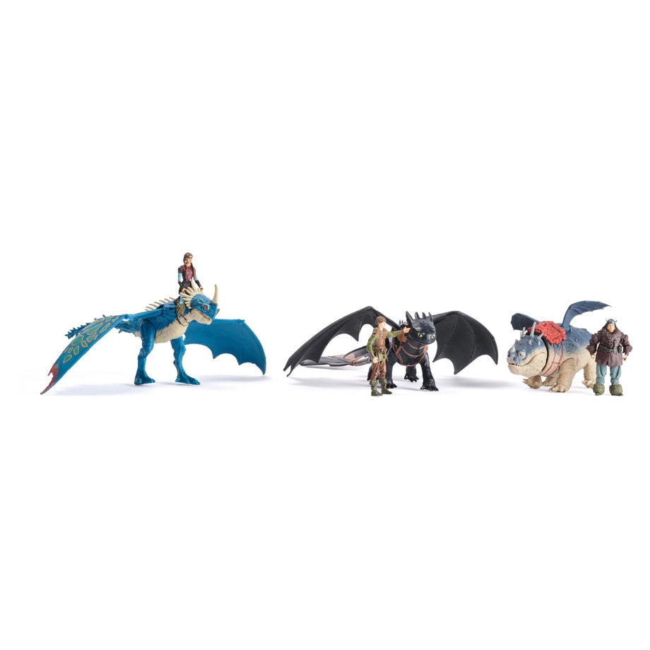DreamWorks How to Train Your Dragon Viking and Dragon Figures Set (Assorted)