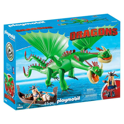 DreamWorks How to Train Your Dragon Twins with Barf and Belch Playset (45 Pieces)