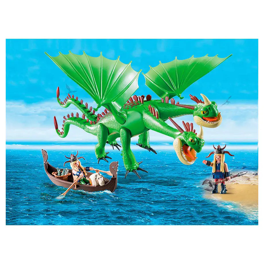 DreamWorks How to Train Your Dragon Twins with Barf and Belch Playset (45 Pieces)