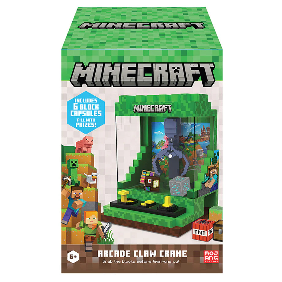 Minecraft Arcade Core Series Arcade Claw Crane Game