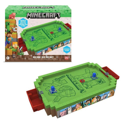Minecraft Overworld Arcade Air Hockey Tabletop Game