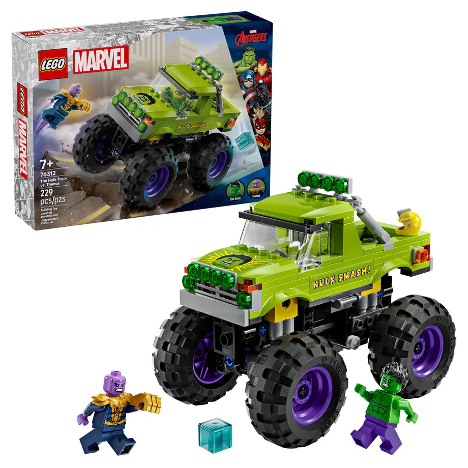 LEGO Marvel The Hulk Truck Vs. Thanos Building Set (229 Pieces)