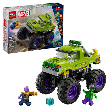LEGO Marvel The Hulk Truck Vs. Thanos Building Set (229 Pieces)