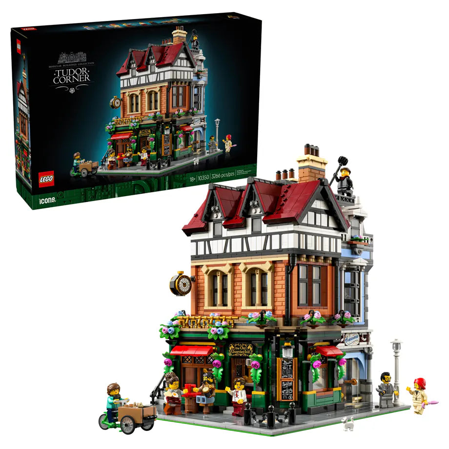 LEGO Icons Tudor Corner 10350 Building Set (3,266 Pieces)