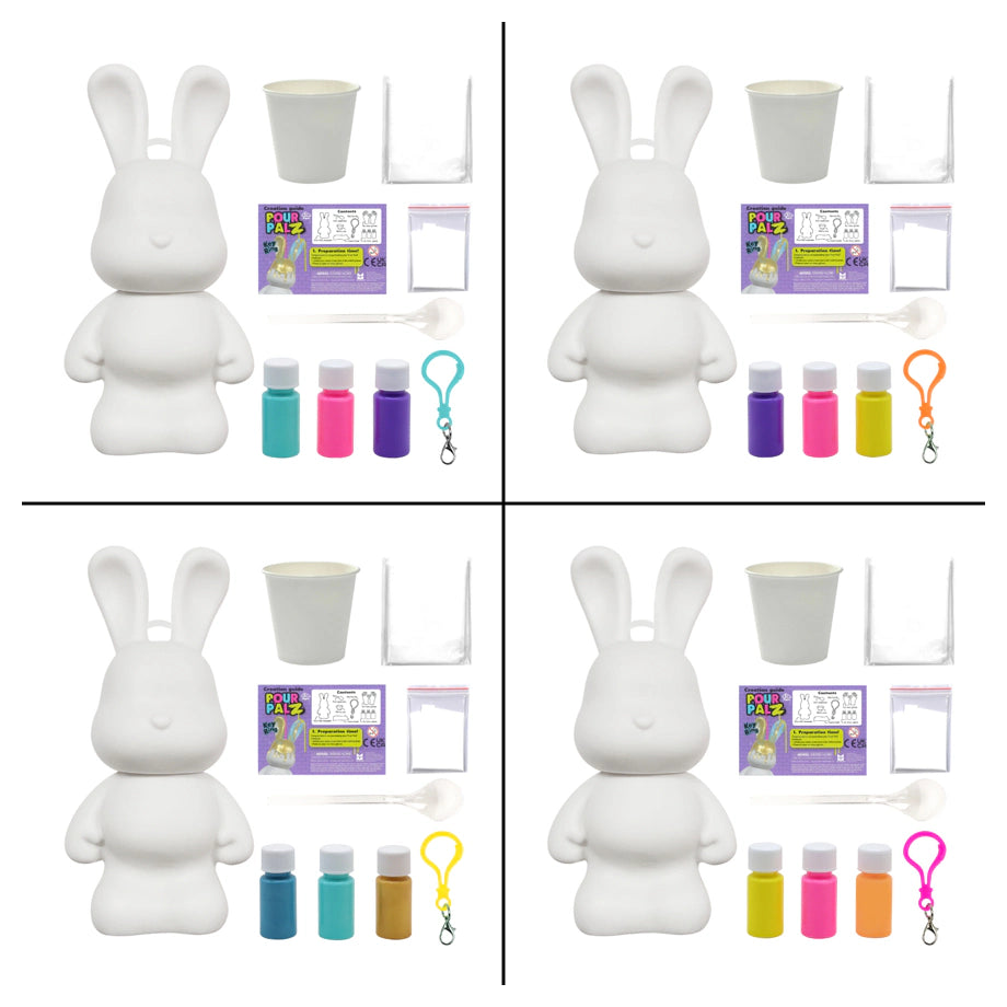 Pour Palz Wave 1 Mini Bunny Keyrings (Assorted)