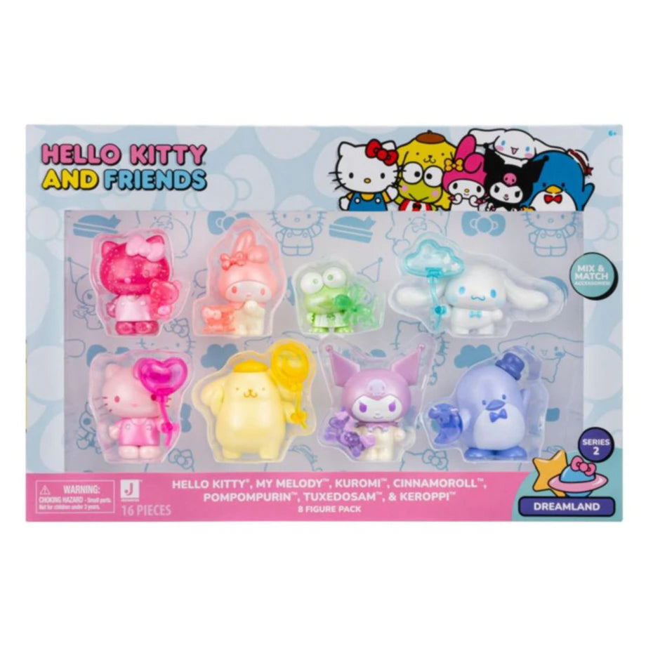 Dreamland Sanrio Hello Kitty and Friends Series 2 8-Figure Pack 5 cm(16 Pieces)