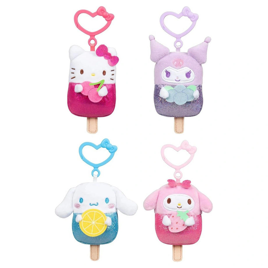 Sanrio Hello Kitty and Friends Ice Cream Collection Clip-On Plush 10.16 cm (Assorted)