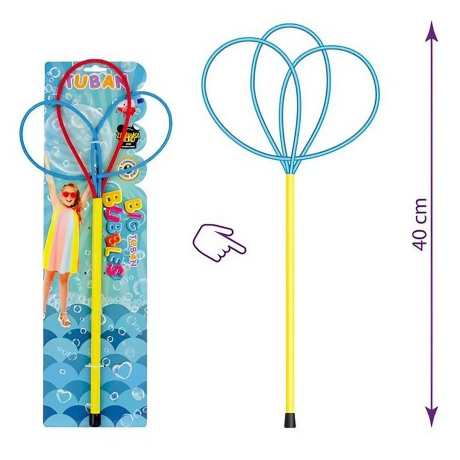 Tuban Big Bubbles Pro Multi Ring Butterfly Soap Bubble Wand